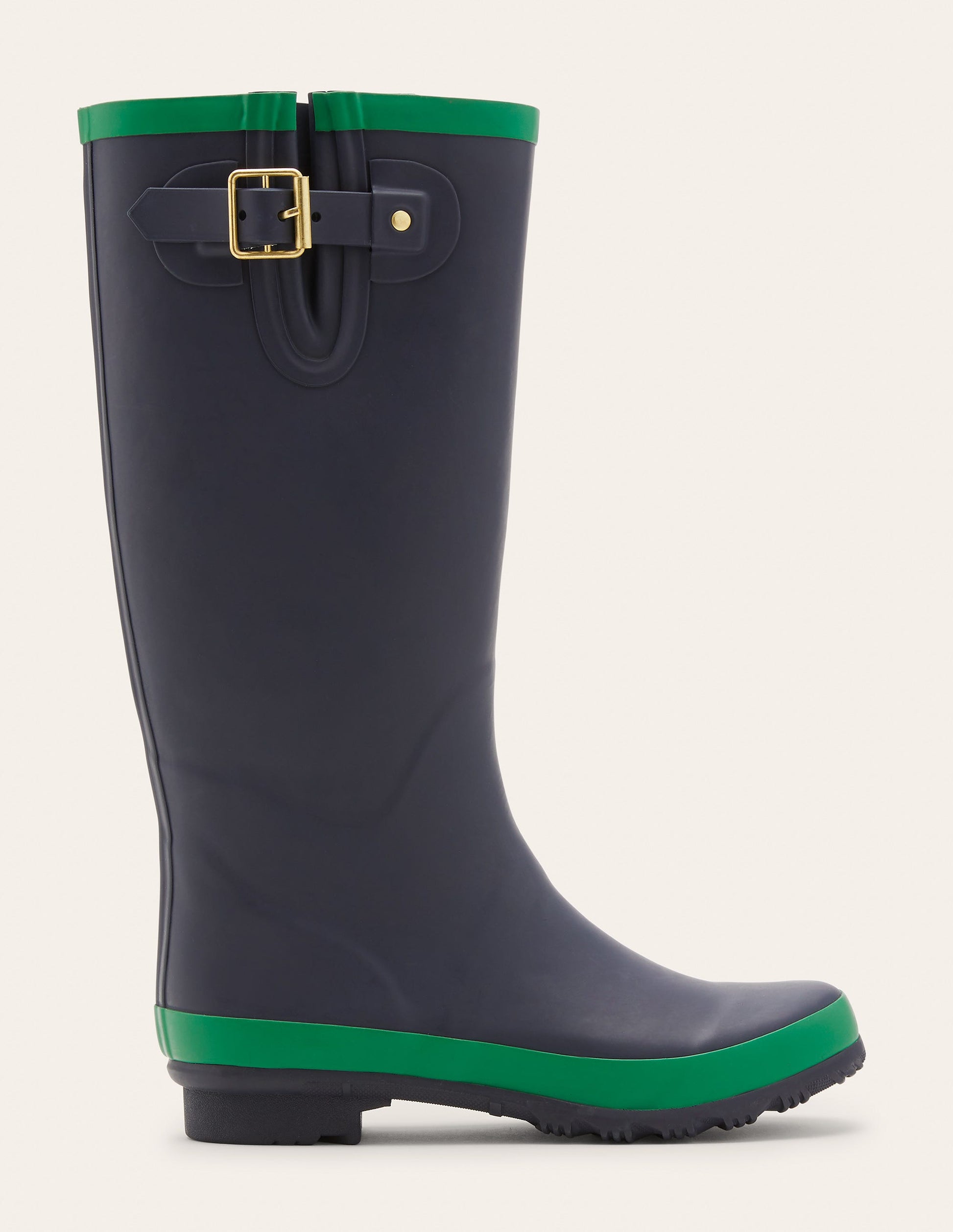 Wellington Boots Navy / Highland Green